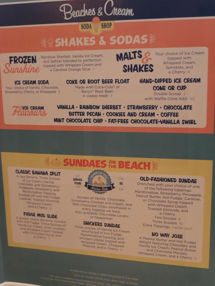 2021 Beaches And Cream Review The Best Restaurant At Disney S Beach Club All American Atlas