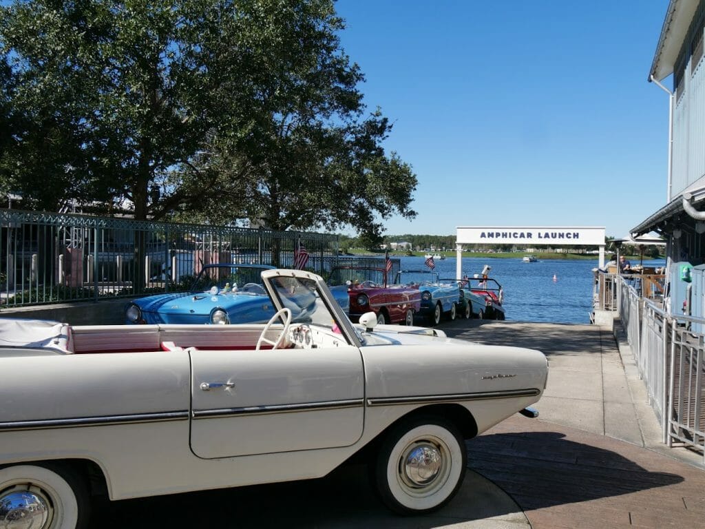 disney springs car boat