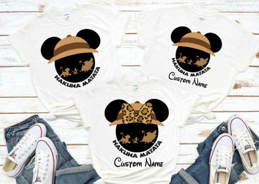 disney animal kingdom shirt ideas