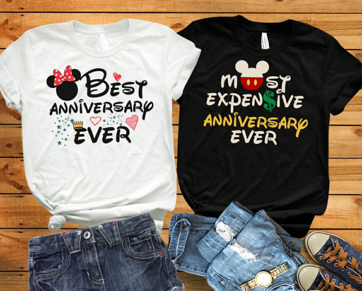 anniversary t shirt for couples