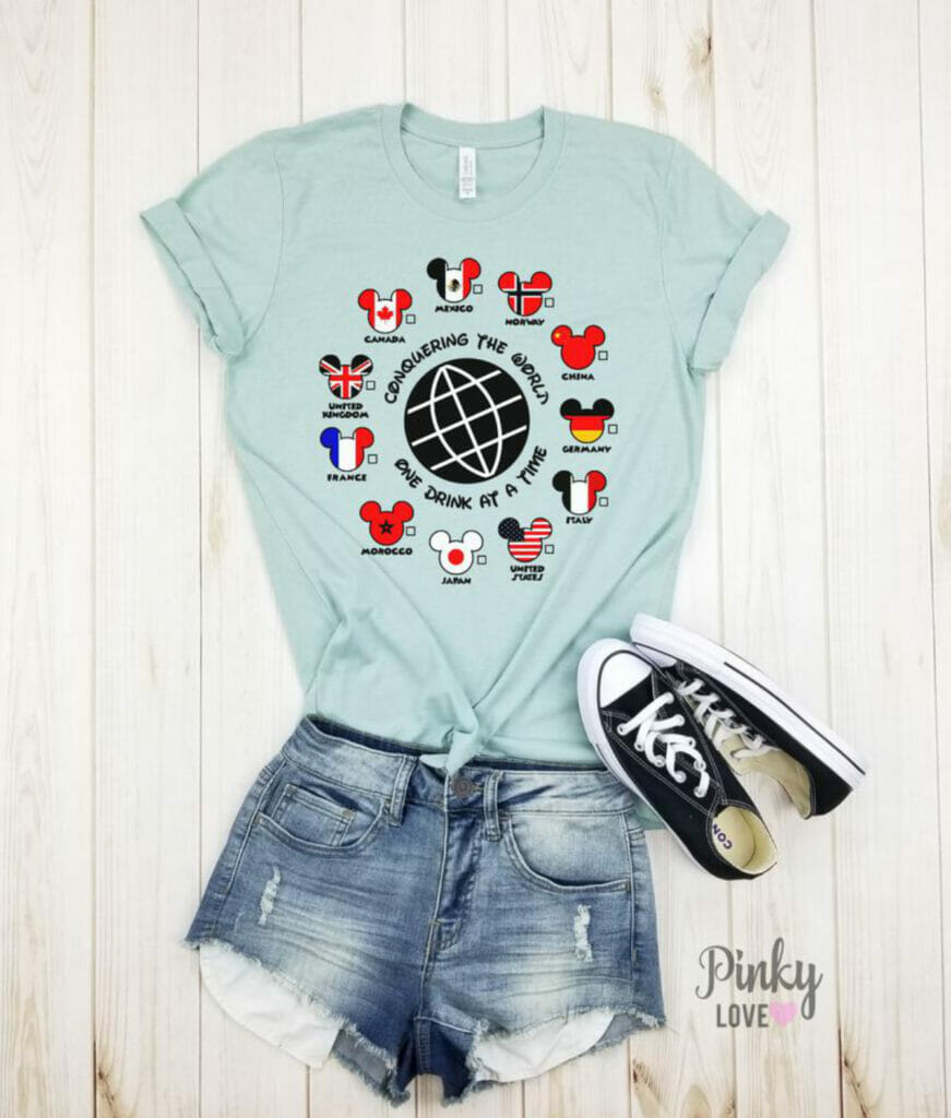 23+ Adorable Epcot Shirts for Disney Fans - All-American Atlas